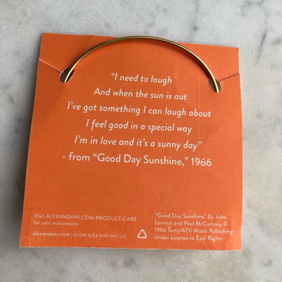 Alex and Ani | Beatles Good Day Sunshine | With Paperwork - Picture 5 of 5